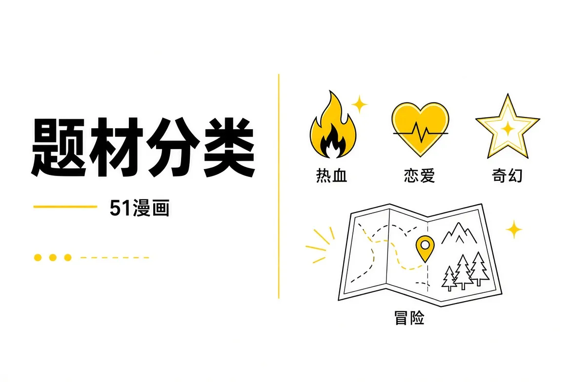 51漫画题材分类视觉